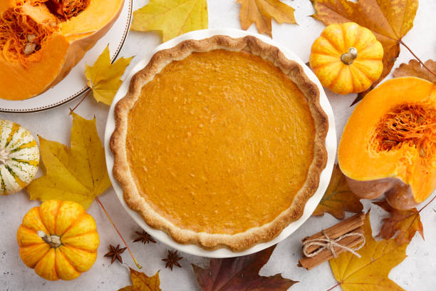 istock Traditional pumpkin pie for Thanksgiving 1283713149