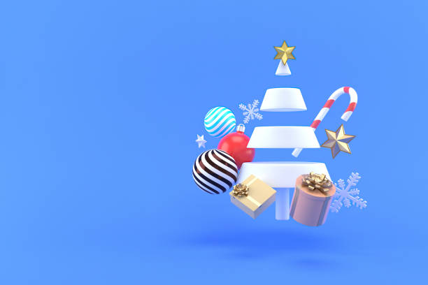 istock 3d illustration for new year holidays and Christmas 1283715115