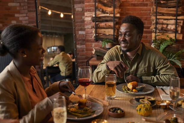 istock African-American Couple Enjoying Dinner 1283716740