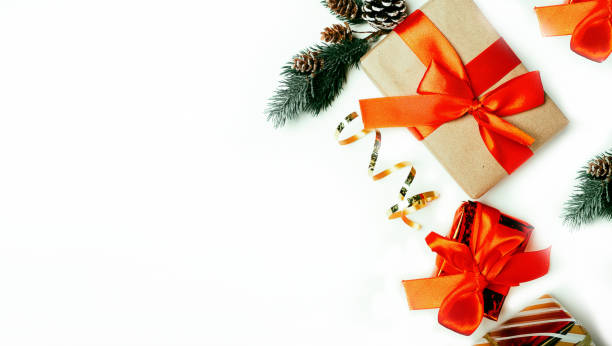 istock Gifts for the new year view from above 1283719563