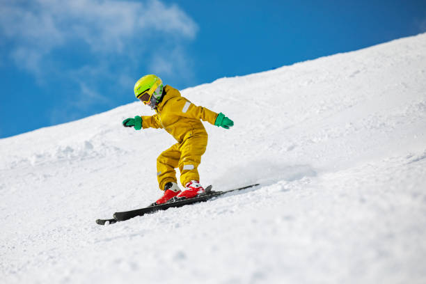 istock Winter holidays in ski resort 1283724360