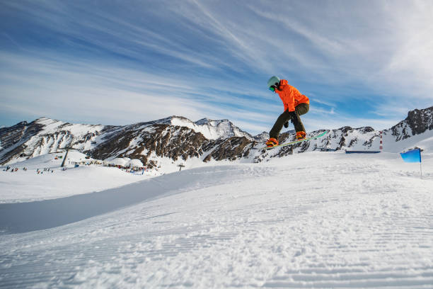 istock Winter holidays in ski resort 1283724599