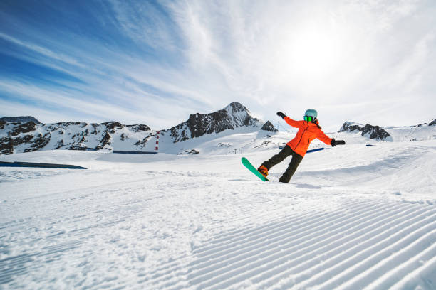 istock Winter holidays in ski resort 1283724605