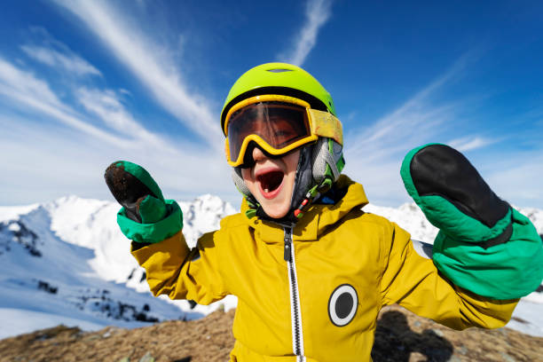 istock Winter holidays in ski resort 1283724694