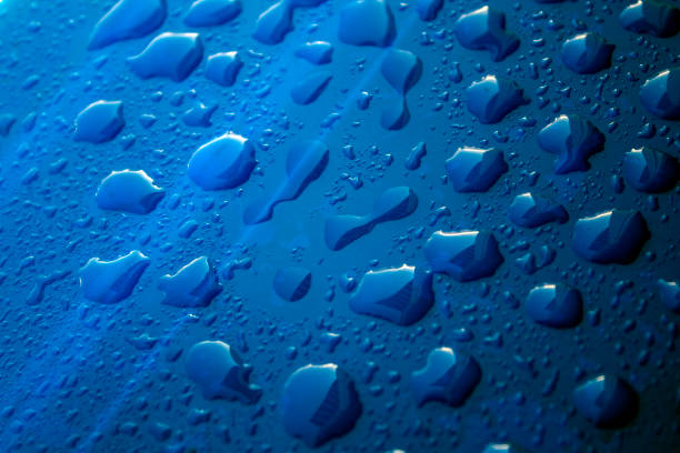 istock Close up photo of water drops. Natrual pattern. 1283726885