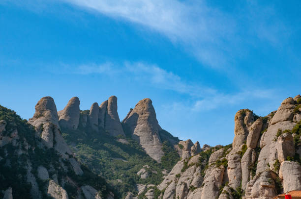 santa maria de montserrat - moreneta imagens e fotografias de stock