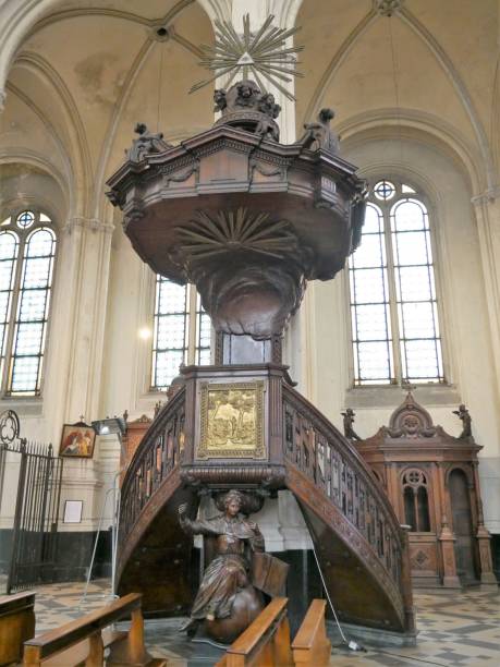 istock Saint Catherine's Church, Brussels, Belgium 1283739329