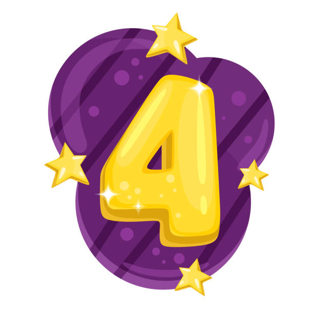 Ilustración de Feliz Cumpleaños Aniversario 4 Años Ilustración Infantil En Colores Brillantes Vector y más Vectores Libres de Derechos de Número 4 - iStock Ilustración de Feliz Cumpleaños Aniversario 4 Años Ilustración Infantil En Colores Brillantes Vector y más Vectores Libres de Derechos de Número 4 - iStock
