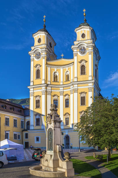 istock Basilica of St. Michael, Mondsee, Austria 1283740444