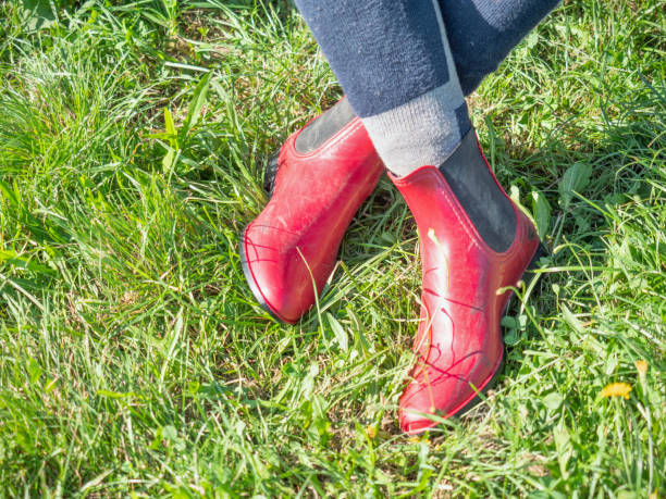istock Young girl in paddock boots with long tighs sitting 1283742047