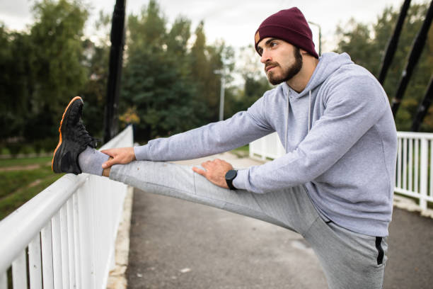 istock Always have a good stretch after exercising 1283742837