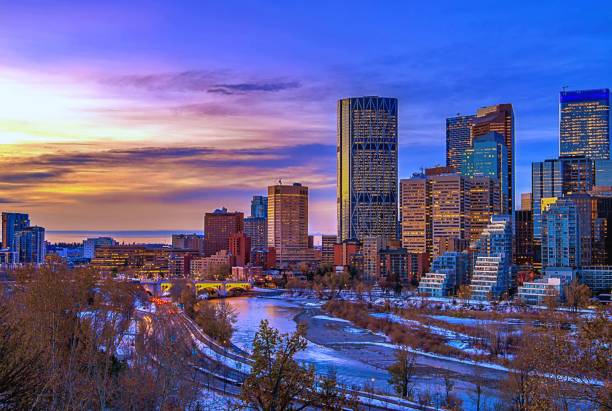istock Winter Sunrise Over Downtown Calgary 1283744463