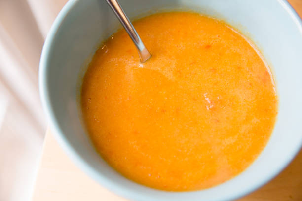 istock Roast Red Pepper and Cauliflower Soup 1283746089