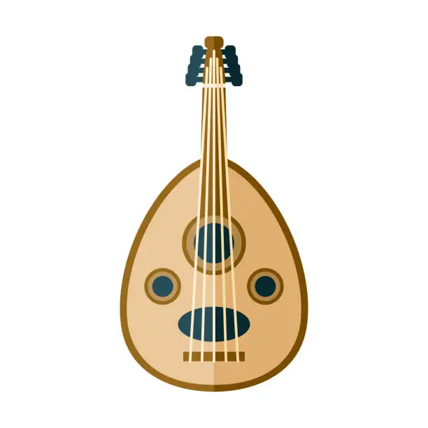 Vector illustration of Oud Icon on Transparent Background