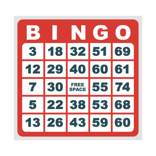 ilustrações de stock, clip art, desenhos animados e ícones de bingo icon on transparent background - bingo