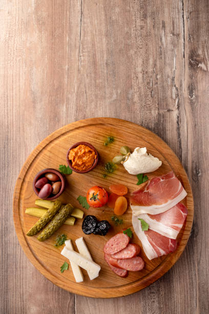 istock Delicious snack on the tray 1283756260