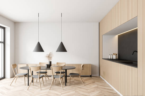 istock White and wooden living room interior 1283765794