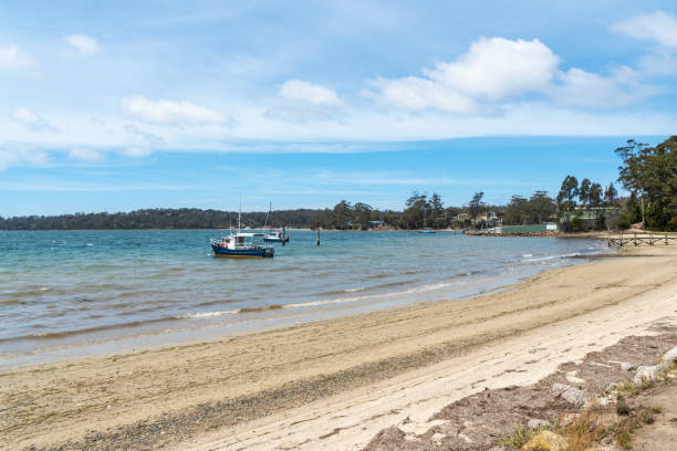 istock Break O'Day in St Helens, Tasmania, Australia 1283768213