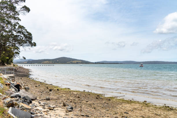 istock Break O'Day in St Helens, Tasmania, Australia 1283768269