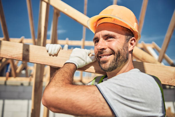 istock Portrait of kind man that looking at sky 1283768473