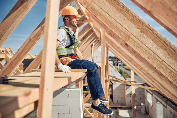 istock Kind young bearded man looking at beautiful view 1283768515