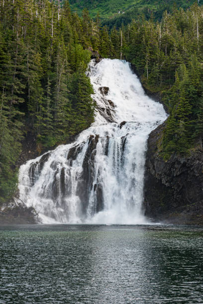 istock Cascade Waterfall,  Eaglek Bay, Prince William Sound, Chugach National Forest, Alaska. 1283797048