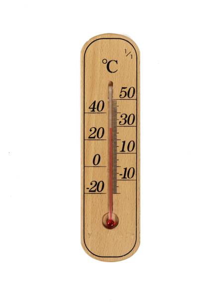 thermometer A thermometer isolated on a white background temperature gauge stock pictures, royalty-free photos & images