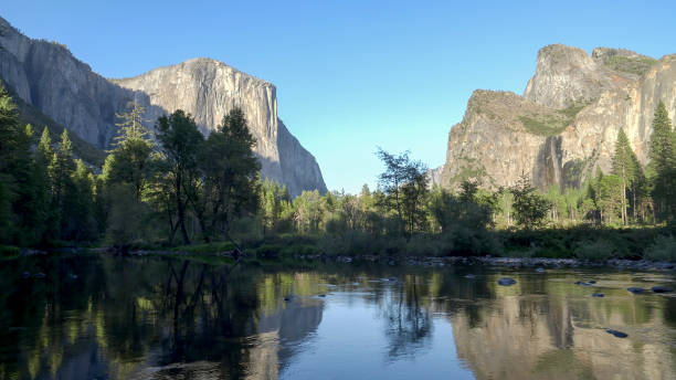 istock el capitan and the merced on an evening in yosemite 1283797832