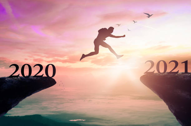 istock Success new year 2021 concept 1283802088