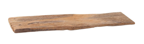 istock empty wooden tray isolated on white background 1283804479