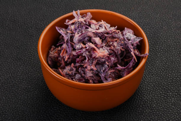 istock Cole slaw salad with cabbage 1283813780