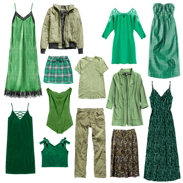 istock Green clothing isolated 1283819419