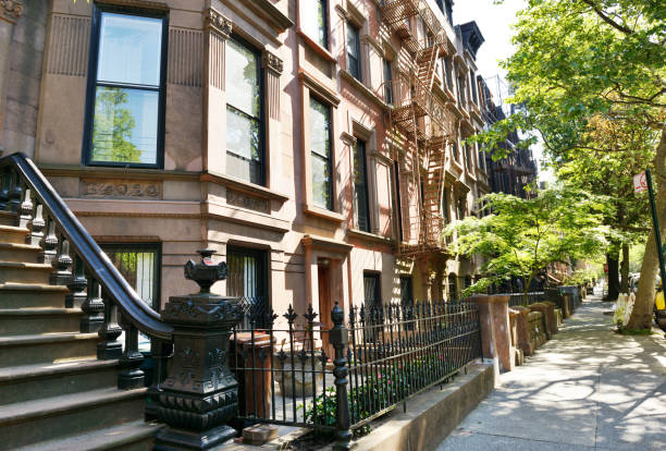 istock Brownstones, Park Slope. COVID-19: Stay Home concept. 1283820085