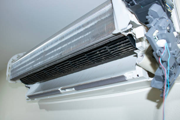 istock dirty fan coil air blade condition bacteria contamination 1283823236
