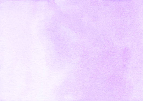 istock Watercolor light purple ombre background texture. Aquarelle abstract pastel lavender gradient backdrop. 1283824129