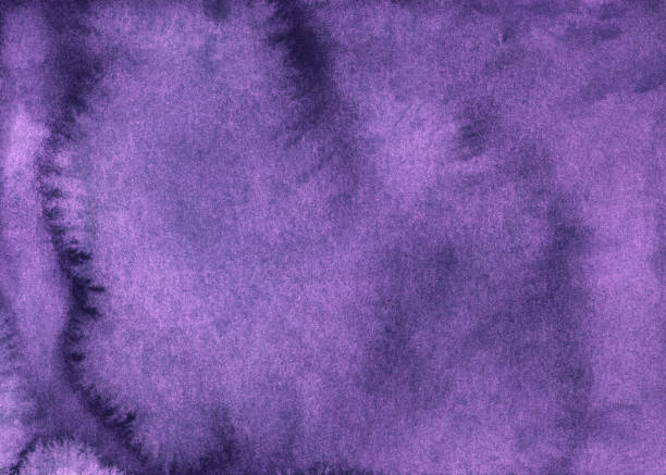 istock Watercolor old lavender background texture. Aquarelle purple backdrop, hand painted. 1283824134