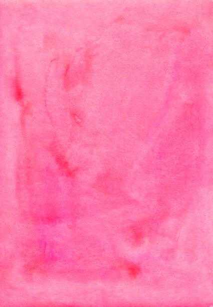 istock Watercolor pink background texture. Aquarelle rose color abstract backdrop. 1283824160