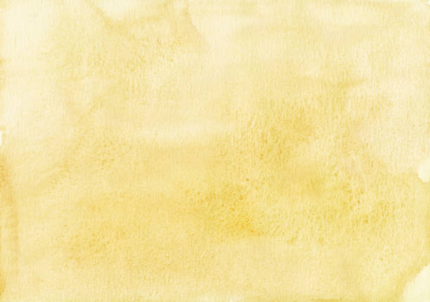 istock Watercolor golden color rough background. Old textured sandy brown backdrop. 1283824203