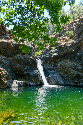 Toparlar waterfall in Koycegiz, Mugla, Turkey.