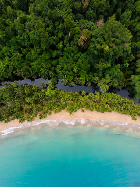 istock Drone View Sao Tome & Prince Beach Bombom 1283830403