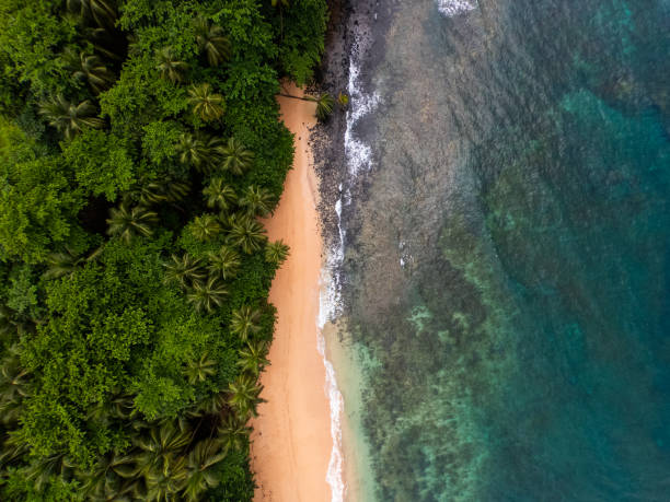 istock Drone View Sao Tome & Prince Yam Beach 1283831519