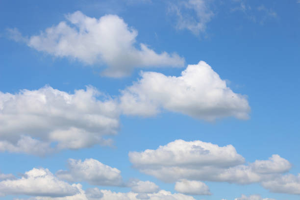 istock Bright blue sky with white clouds for background or wallpapers 1283835668