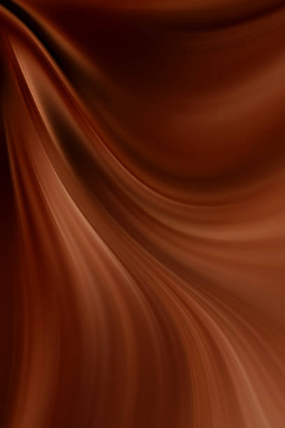 istock Chocolate Abstract Background, Brown Drapery Silk Fabric Illustration 1283839022
