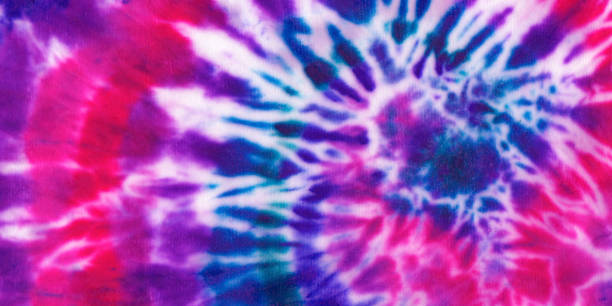 Tie dye spiral shibori colorful watercolour abstract background Tie dye spiral shibori watercolor hand painted colorful ornamental elements on white background. Watercolour abstract texture. Print for textile, fabric, wallpape dye stock illustrations