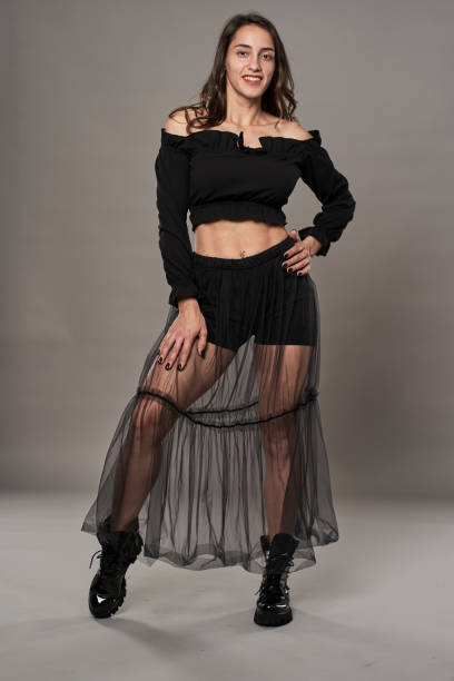 istock Beautiful hispanic glamour model 1283841770
