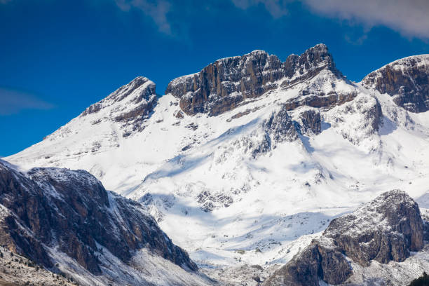 istock Snowy mountains landscape in the Aragonese Pyrenees 1283845918