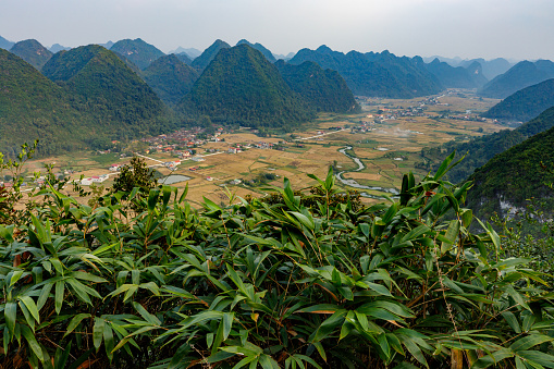 The Landscape of the Bac Son Valley in Vietnam