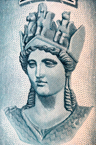 istock Athena a portrait from old Greek money 1283848737