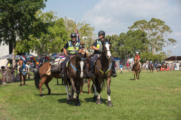 Mounted police in Moscow
