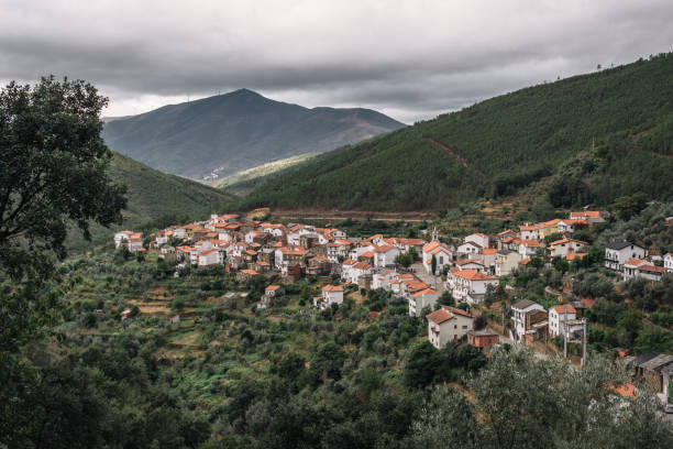 istock Cozy mountain village 1283857160